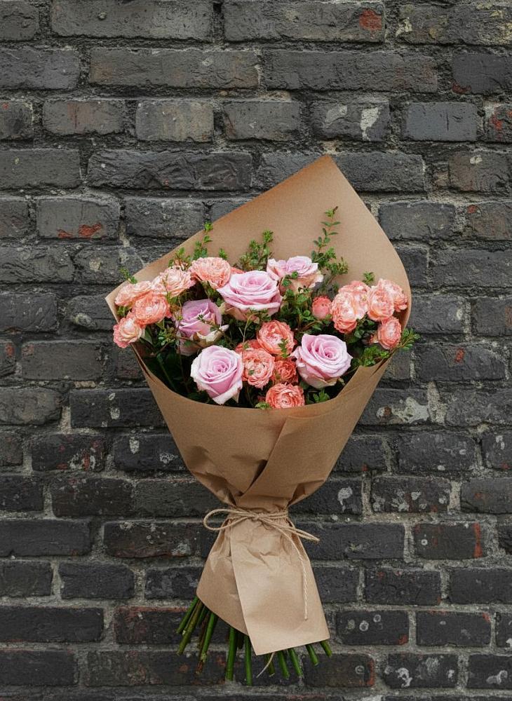 Букет цветов из: Розы в Грибки