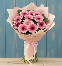 Букет цветов из:  Герберы в Грибки